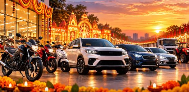 Navratri Auto Sales :  9 दिन में सेल 10.32 लाख गाड़ियां , बाइक की मांग बढ़ी तो कारों की बिक्री गिरी