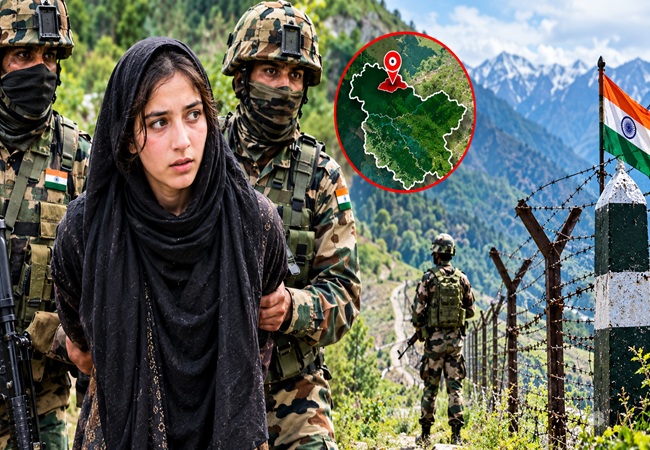 PoK की युवती को भारतीय सेना ने LoC के पास पकड़ा, राजौरी ज़िले में घुसपैठ की कर रही थी कोशिश