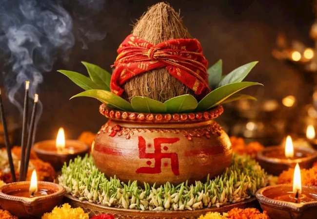 Shardiya Navratri 2026 : नवरात्रि में मां दुर्गा की पूजा से पहले नोट कर लें सामग्री, जानें घटस्थापना की संपूर्ण विधि
