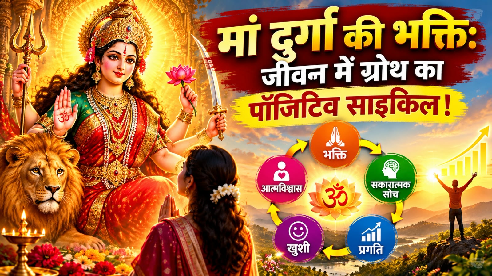 Maa Durga Ki Bhakti :  माँ दुर्गा की भक्ति: जीवन में ग्रोथ का पॉजिटिव साइकिल!