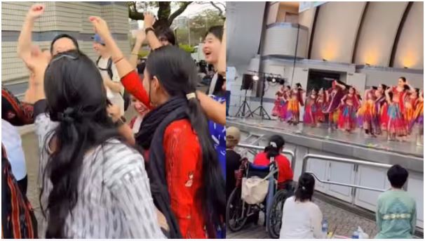 Viral Video : जापान के लोगों पर चला लॉलीपॉप लागे लू गाने का जादू, भोजपुरी धुन पर जमकर थिरके विदेशी