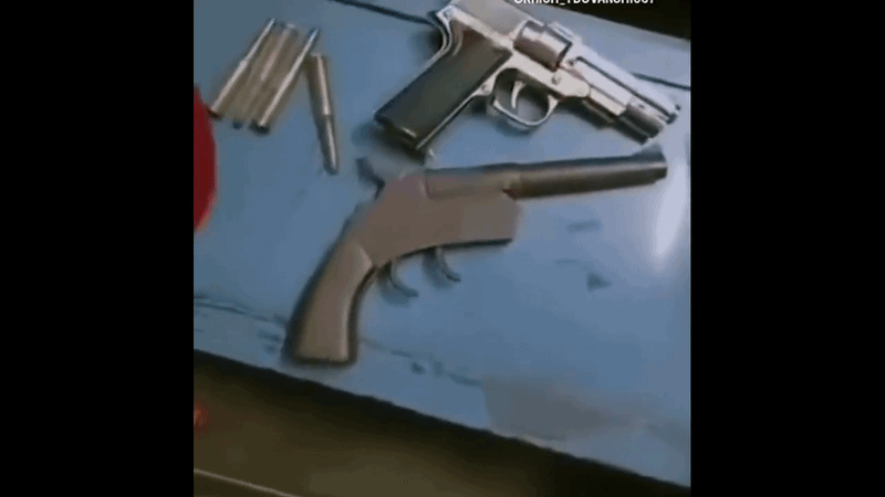 स्कूल बैग से किताबों की जगह निकलने लगे कट्टे और कारतूस, वायरल वीडियो ने मचाई सनसनी