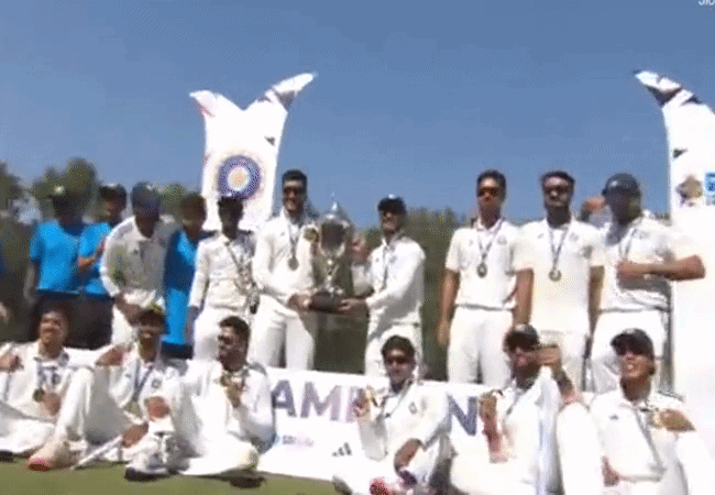 Irani Cup 2026 : ऋषभ पंत की कप्तानी में ROI ने जीती ईरानी ट्रॉफी, जम्मू-कश्मीर की टीम को 167 रनों से हराया