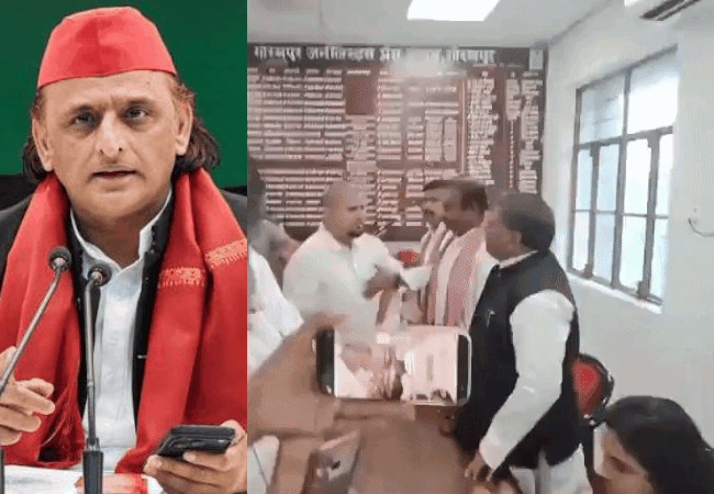 'थप्पड़ कांड' के बाद अखिलेश का बड़ा एक्शन, गोरखपुर सपा की पूरी जिला-महानगर इकाई भंग