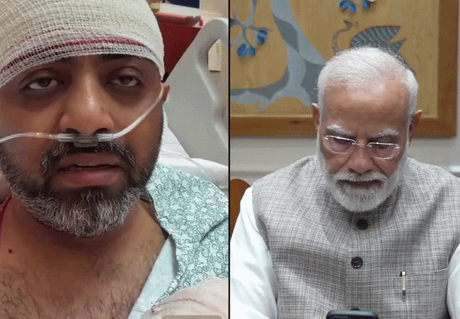VIDEO : PM मोदी ने ‘सुपर हीरो’ कैप्टन स्मित मच्छार से की बात, 174 जान बचाने वाले पायलट बोले- हनुमान चालीसा पढ़ रहा था, भगवान ने हमें बचाया