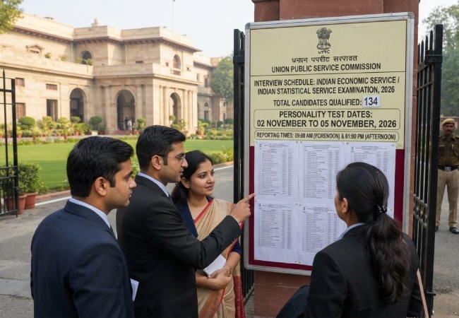 UPSC IES ISS Interview: 134 उम्मीदवारों का इंतजार खत्म, जारी हुआ इंटरव्यू शेड्यूल